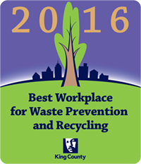 2016 Best Workplace for Waste Prevention and Recycling